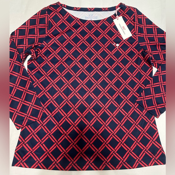 Vineyard Vines women’s blouse size M  NWT - Picture 2 of 5